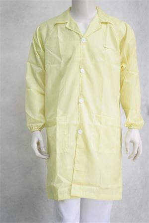 HT29021-4 esd coat yellow,stripe button style
